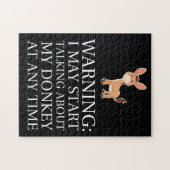 Waarschuwing: ik kan altijd met Donkey beginnen te Legpuzzel (Horizontaal)