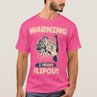 Waarschuwing Ik Kan Omvallen Freerunning Parkour T-shirt