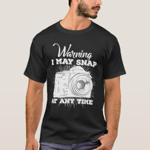 Waarschuwing: ik kan op elk moment flauw vallen t-shirt