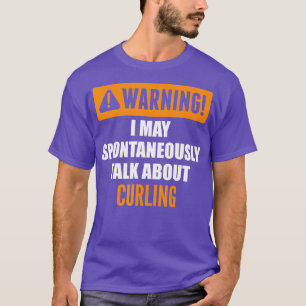 Waarschuwing ik kan spontaan praten over het vastl t-shirt
