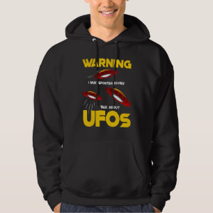 Waarschuwing Ik kan spontaan praten over UFO's Ali Hoodie