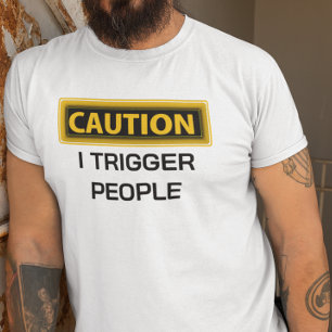 Waarschuwing Ik Laat Mensen Grappig Reageren  T-shirt