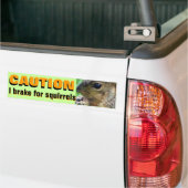 WAARSCHUWING: IK REM VOOR EIWITTEN bumpersticker (Op Truck)