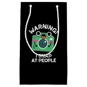 Waarschuwing: ik schud bij mensen grappige camera  klein cadeauzakje