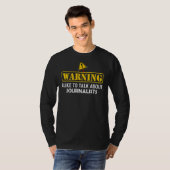 Waarschuwing! Ik wil het graag hebben over journal T-shirt (Voorkant volledig)