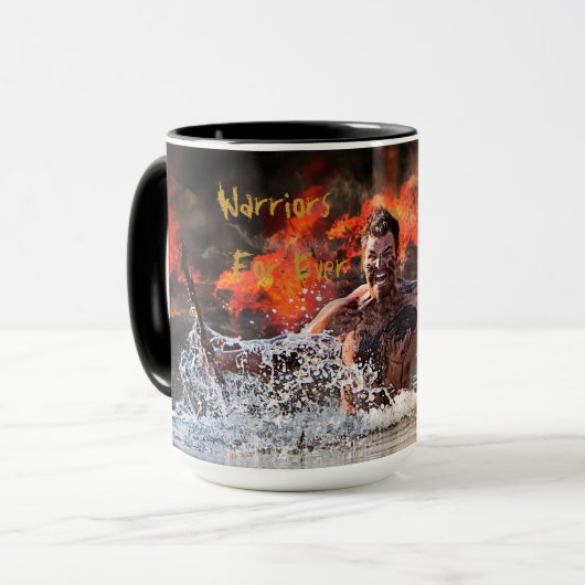 WAARSCHUWING IN WATER MOK (Voorkant links)