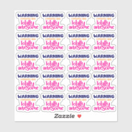 Waarschuwing, inhoud is volledig Geweldige - stick Sticker