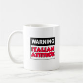Waarschuwing Italiaanse Attitude Mok (Links)
