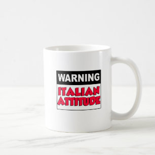 Waarschuwing Italiaanse Attitude Mok