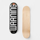 WAARSCHUWING JMT JAMAICA 7 3/4" Skateboard Deck (Voorkant)