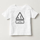 waarschuwing - jongleur kinder shirts (Voorkant)