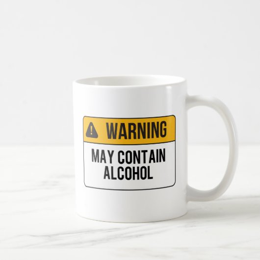 Waarschuwing - Kan alcohol bevatten Koffiemok (Rechts)