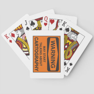 Waarschuwing kan beginnen met praten over cartogra pokerkaarten