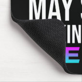 Waarschuwing - Kan beginnen met praten over de 80' Muismat (Hoek)