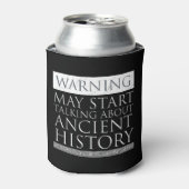 Waarschuwing - Kan beginnen met praten over oude g Blikjeskoeler (Blikje Voorkant)