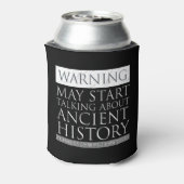 Waarschuwing - Kan beginnen met praten over oude g Blikjeskoeler (Blikje Achterkant)