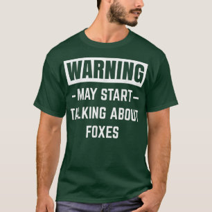 Waarschuwing kan beginnen praten over foes cute di t-shirt