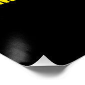 Waarschuwing kan beginnen praten over grappige sof perfect poster (Hoek)