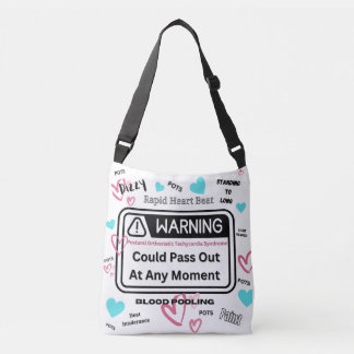 Waarschuwing! Kan flauwvallen Crossbody Tas