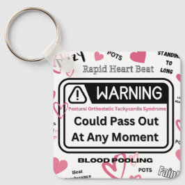 Waarschuwing! Kan flauwvallen Sleutelhanger