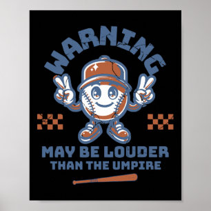 Waarschuwing Kan Harder Zijn Dan De Scheidsrechter Poster