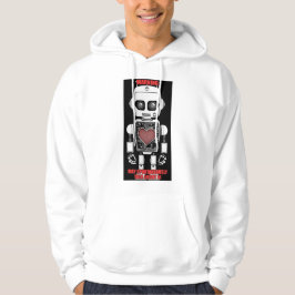 Waarschuwing: Kan het hebben over AI Heren Wit Hoodie