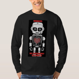 Waarschuwing: Kan het hebben over AI Heren Zwarte T-shirt