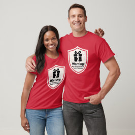 Waarschuwing kan Kerstmis voor Halloween bespreken T-shirt