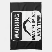 Waarschuwing kan knipperen theedoek (Verticaal)