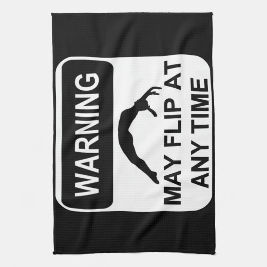 Waarschuwing kan knipperen theedoek (Verticaal)