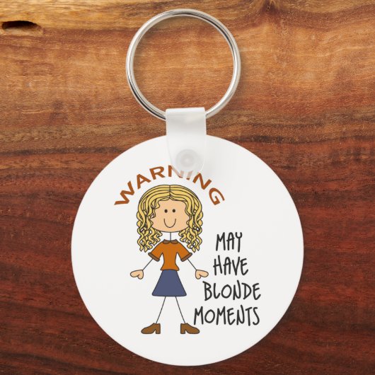 Waarschuwing kan langer duren sleutelhanger (Voorkant)