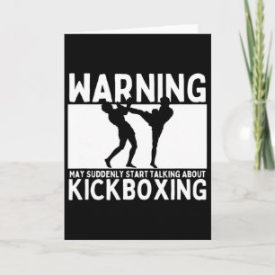 Waarschuwing Kan Plotseling Beginnen Over Kickboxe Kaart