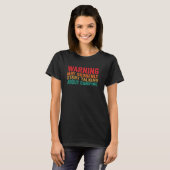 Waarschuwing kan plotseling beginnen te praten ove t-shirt (Voorkant volledig)