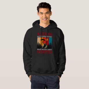Waarschuwing kan spontaan beginnen met skydiven hoodie