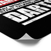 Waarschuwing kan spontaan beginnen praten over kun poster (Hoek)