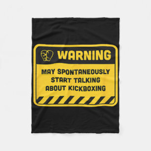 Waarschuwing Kan Spontaan Beginnen Te Praten Over Fleece Deken