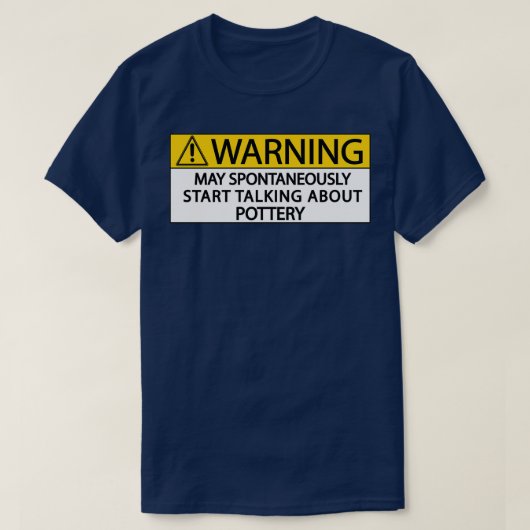waarschuwing kan spontaan beginnen te praten over t-shirt (Design voorkant)
