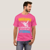 Waarschuwing kan spontaan beginnen te praten over  t-shirt (Voorkant volledig)