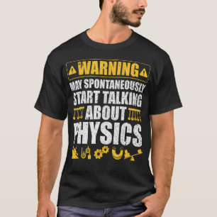 Waarschuwing Kan Spontaan Beginnen Te Praten Over T-shirt