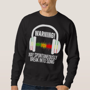 Waarschuwing kan spontaan doorbreken in Song Music Trui