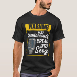 Waarschuwing kan spontaan inbreken in liedje Funny T-shirt