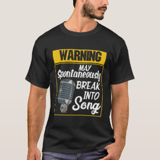 Waarschuwing kan spontaan inbreken in liedje Funny T-shirt