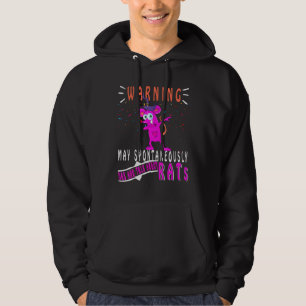 Waarschuwing kan spontaan worden gemeld bij ratten hoodie