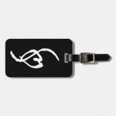 Waarschuwing: Kan vuile boeken bevatten Bagagelabel (Voorkant horizontaal)