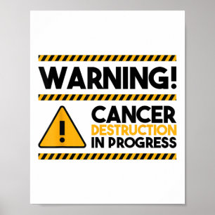 Waarschuwing! Kankervernietiging in uitvoering, ka Poster