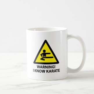 Waarschuwing Karate Koffiemok