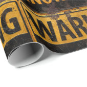 WAARSCHUWING KENNIS-IT-ALL - Waarschuwingsteken vo Cadeaupapier (Rol Hoek)