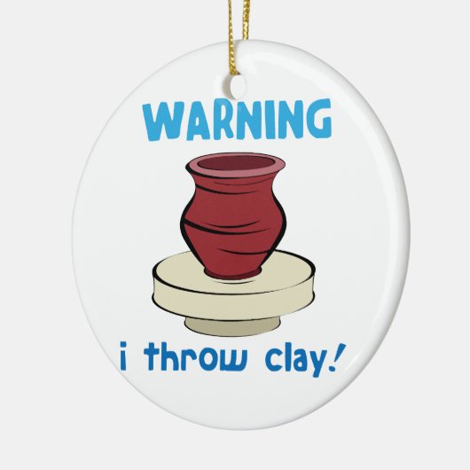 Waarschuwing Keramisch Ornament (Links)
