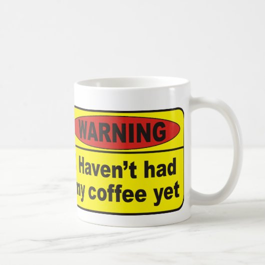 Waarschuwing - koffie koffiemok (Rechts)