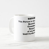 WAARSCHUWING! KOFFIEMOK (Voorkant links)